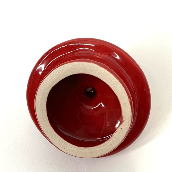 In Home Stylez Winter Christmas Holly Print Ceramic Lidded Sugar Dish Nwt Unused - Picture 7 of 11